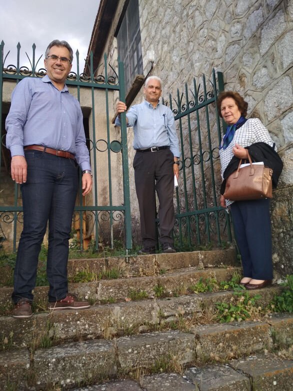 Ο Φ. Ζαΐμης επισκέφθηκε το Καλέντζι για την ανακαίνιση της οικίας του Γεωργίου Παπανδρέου (φωτο)