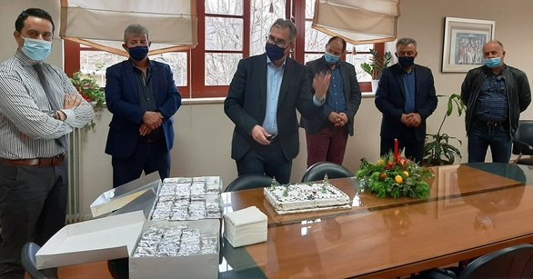 Αχαΐα: Κοπή πίτας στο Δήμο Ερυμάνθου (φωτο)
