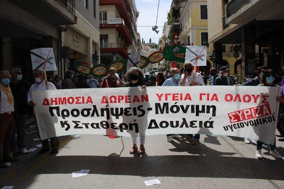 Πάτρα: Δυναμική η παρουσία του ΣΥΡΙΖΑ-Προοδευτική Συμμαχία στη συγκέντρωση για την Εργατική Πρωτομαγιά  (φωτο)
